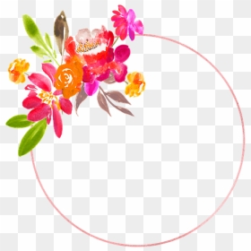 Watercolor Flowers Hd Frame, HD Png Download - free watercolor flowers png