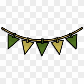 Green Triangle Pennants In-game 1 Clipart , Png Download, Transparent Png - green triangle png