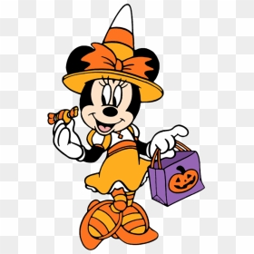 Permalink To Disney Halloween Clipart - Disney Minnie Mouse Halloween, HD Png Download - halloween clip art png