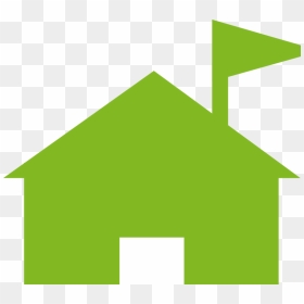 Green School Logo Brand Triangle - Escuela Verde Png, Transparent Png - green triangle png