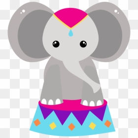 Transparent Circus Elephant Png - Elefante De Circo Png, Png Download - circus elephant png