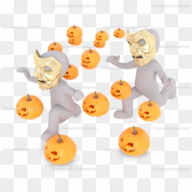 Jack-o'-lantern, HD Png Download - cartoon pumpkin png
