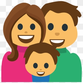 Family Emoji Clipart - 👨 👩 👧 Emoji, HD Png Download - family emoji png