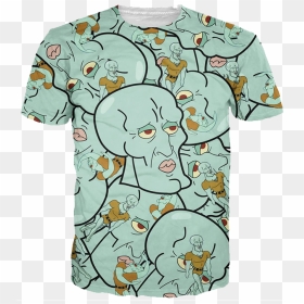 Transparent Handsome Squidward Png - Handsome Squidward Shirt, Png Download - handsome squidward png
