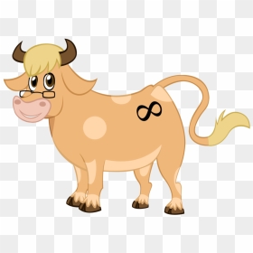 Cow Vector Bull - Cartoon, HD Png Download - cow vector png