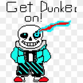 Undertale Sans Pixel Art, HD Png Download , Transparent Png Image - PNGitem