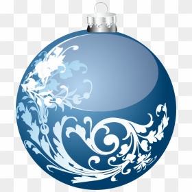 Christmas Balls, HD Png Download - blue christmas ornament png