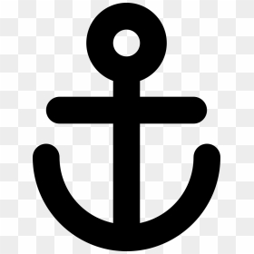 Anchor - Якорь Значок, HD Png Download - white anchor png