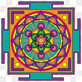 Click And Drag To Re-position The Image, If Desired - Merkaba Metatron Cube, HD Png Download - metatron's cube png