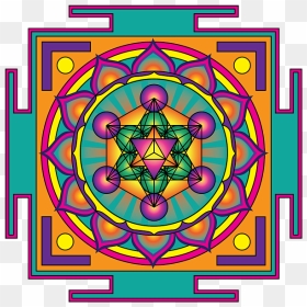 Click And Drag To Re-position The Image, If Desired - Merkaba Metatron Cube, HD Png Download - metatron's cube png