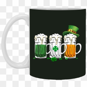 Shamrock Green Beer Drunker St Patrick"s Day Irish - Shamrock, HD Png Download - green beer png