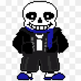 Sans Undertale Sprite Png , Transparent Cartoons - Battle Sans Pixel Art,  Png Download - vhv