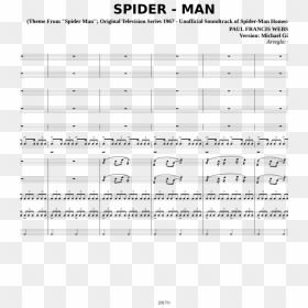 Spider Man Homecoming - Sheet Music, HD Png Download - spiderman homecoming logo png