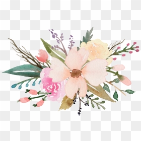 Watercolour Flower Clipart Free , Png Download - Flower Clipart Watercolour, Transparent Png - free watercolor flowers png