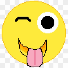 Geometry Dash Icon Gif, HD Png Download - winking emoji png