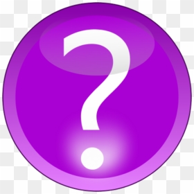 Purple Question Mark Clip Art - Question Mark With Purple Background, HD Png Download - question mark clipart png