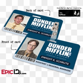 Dunder Mifflin Badge Printable, HD Png Download - dunder mifflin logo png
