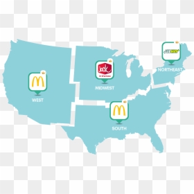 13 Us Western States, HD Png Download - jack in the box logo png
