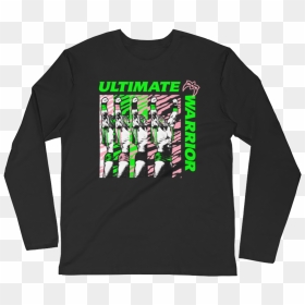 Ultimate Warrior "retro Logo - T-shirt, HD Png Download - ultimate warrior png