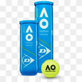 Dunlop Balls Australian Open, HD Png Download - dunlop logo png