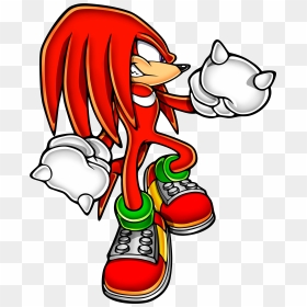 Hd Knuckles - Knuckles Sonic Adventure Artwork, HD Png Download - sonic adventure png