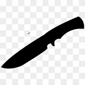 Silhouette Knife Clip Art , Png Download - Knife Silhouette Png, Transparent Png - knife silhouette png