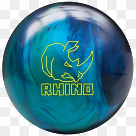 Brunswick Rhino Cobalt/aqua/teal Bowling Ball Clipart - Brunswick Rhino Cobalt Aqua Teal Pearl, HD Png Download - bowling strike png