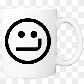 Smirk Face Coffee Mug - Smirk, HD Png Download - smirk png
