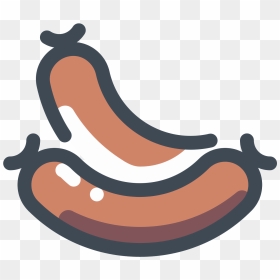Sausage Emoji - Sausage Icon, HD Png Download - lightning emoji png