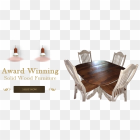 Kitchen & Dining Room Table, HD Png Download - wood banner png