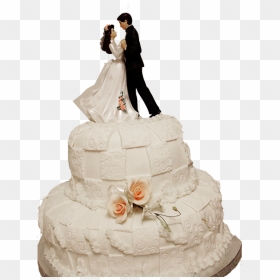 Wedding Cake, HD Png Download - novios png