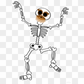 Cartoon, HD Png Download - dancing skeleton png
