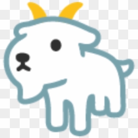 #cabra #emoji #animal #cute #goat #goatemoji - Goat, HD Png Download - goat emoji png