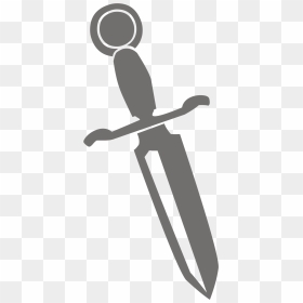 Dagger Clipart No Background, HD Png Download - knife silhouette png