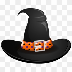 Halloween Witch Hat Halloween Clipart - Witch Hat, HD Png Download - witches hat png