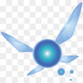 Art Navi Of Zelda Wing Time Ocarina - Navi Zelda, HD Png Download - ocarina of time logo png
