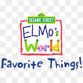 Elmo"s Favorite Things - Sesame Street Sign, HD Png Download - sesame street sign png