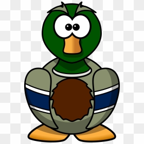 Anmiated Duck Cliparts - Cartoon Duck Clipart, HD Png Download - duck clipart png