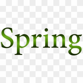 Spring Clipart Text - Spring Text Png, Transparent Png - spring clipart png