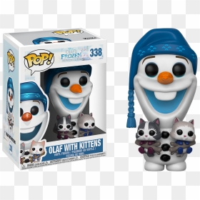 Olaf With Kittens Funko, HD Png Download - frozen olaf png
