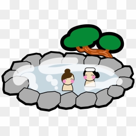 Japanese Inns At Hot-spring Resorts In Aizu Area - Hot Springs Png, Transparent Png - spring clipart png