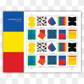 Hard Edges And Bright Colors - Blue Red Green Ellsworth Kelly, HD Png Download - james ellsworth png