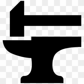 Blacksmith Silhouette Png - Blacksmith Symbol Png, Transparent Png - football silhouette png