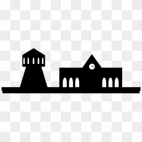 Train Stations Clipart Transparent, HD Png Download - train silhouette png
