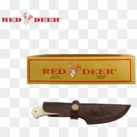 7 In Red Deer® Hunting Knife Real Bone Handle, , Panther - Hunting Knife, HD Png Download - knife silhouette png