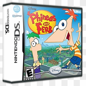Phineas And Ferb - Phineas And Ferb Ds Cartridge, HD Png Download - frozen olaf png