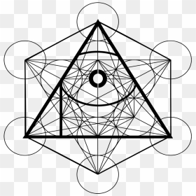 Red Metatron's Cube Transparent, HD Png Download - metatron's cube png