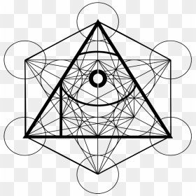Red Metatron's Cube Transparent, HD Png Download - metatron's cube png