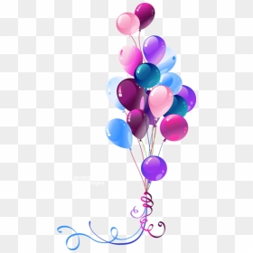 Transparent Background Happy Birthday Balloon Clipart, HD Png Download - real balloons png