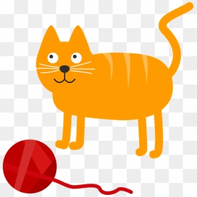 Feline Clipart Orange Cat - Writing 2nd Grade Worksheets, HD Png Download - orange cat png